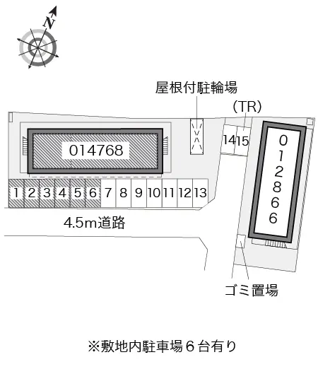 ★手数料０円★厚木市下荻野　月極駐車場（LP）